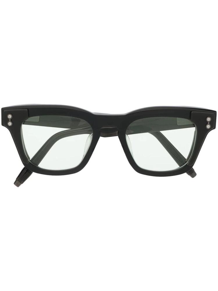 Akoni square-frame glasses - Black Cover