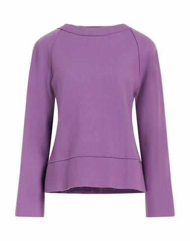 Niū Woman Sweater Light purple Virgin Wool, Polyamide Cover