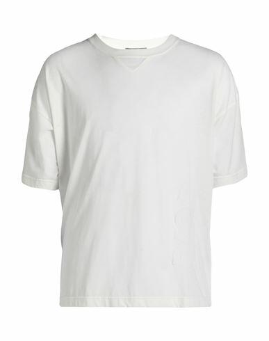 Dior Homme Man T-shirt Off white Cotton, Polyester Cover