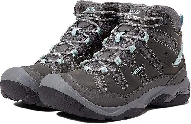 KEEN Circadia Mid Waterproof (Steel Grey/Cloud Blue) Women's Waterproof Boots Cover