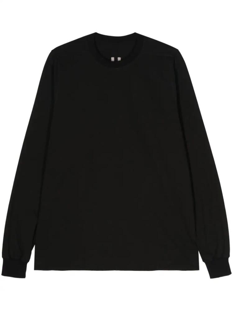 Rick Owens seam-detail cotton sweatshirt - Black Cover