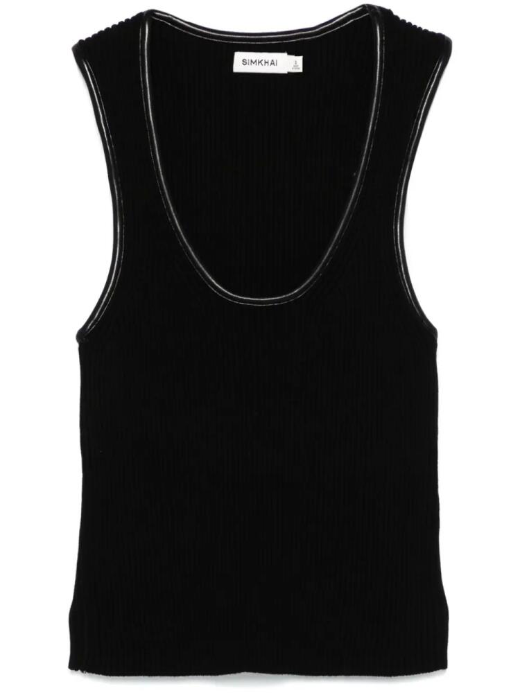 Simkhai fine-ribbed tank top - Black Cover