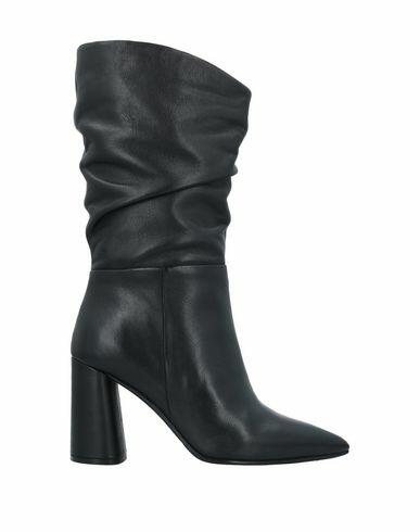 Elvio Zanon Woman Boot Black Soft Leather Cover