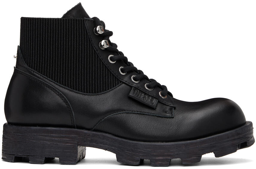 Diesel Black D-Hammer Boots Cover