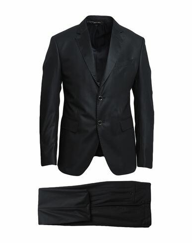 Herman & Sons Man Suit Black Polyester, Viscose Cover