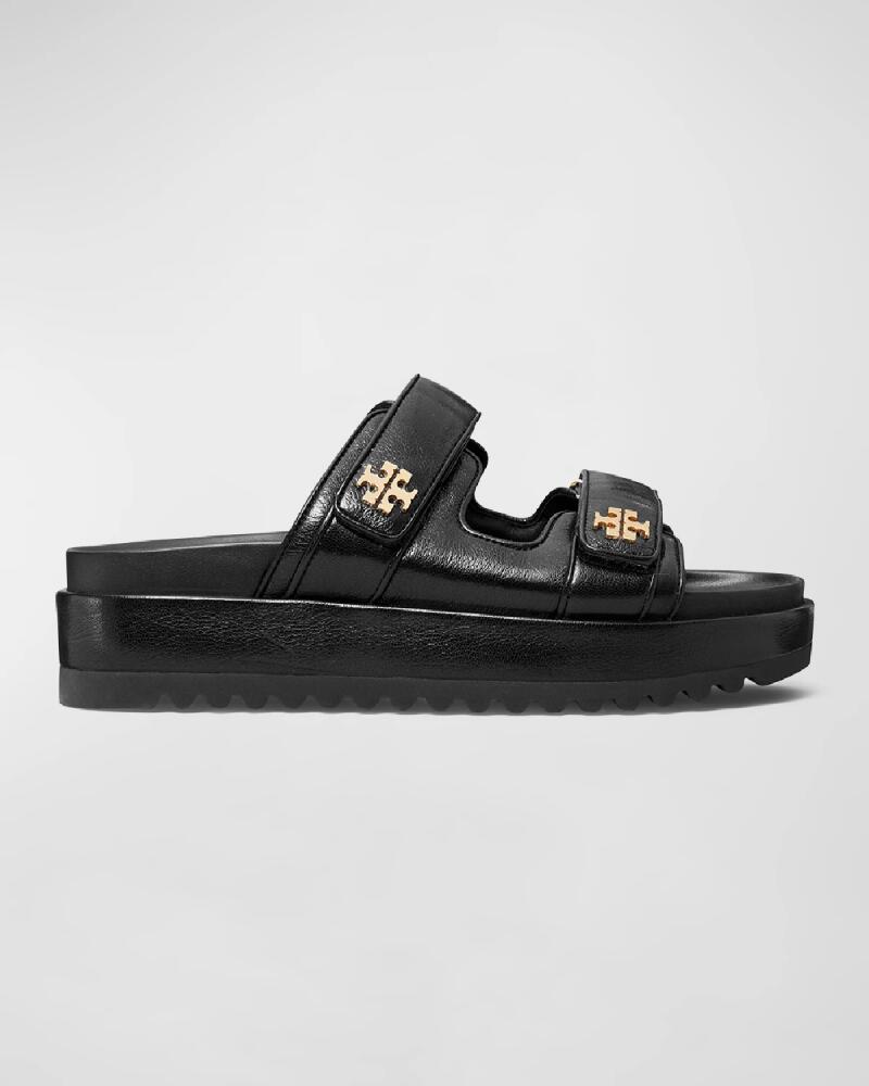 Tory Burch Kira Leather Dual-Band Sport Mule Sandals Cover