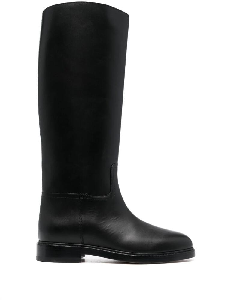 LEGRES slip-on calf-leather boots - Black Cover