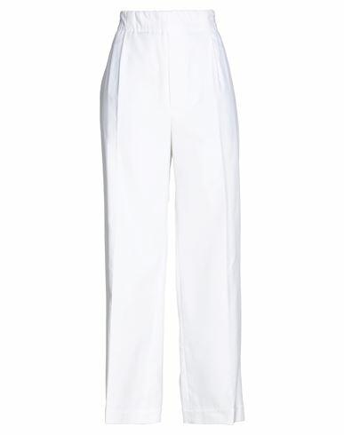 Jejia Woman Pants White Cotton Cover