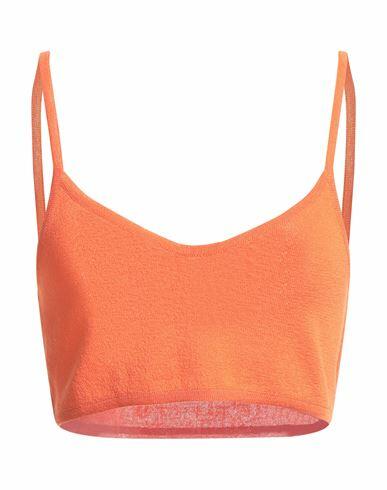 Marco Rambaldi Woman Top Orange Viscose, Polyamide Cover