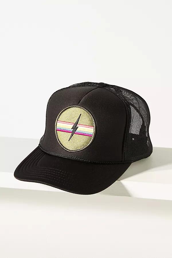 Friday Feelin Electric Rainbow Trucker Hat Cover