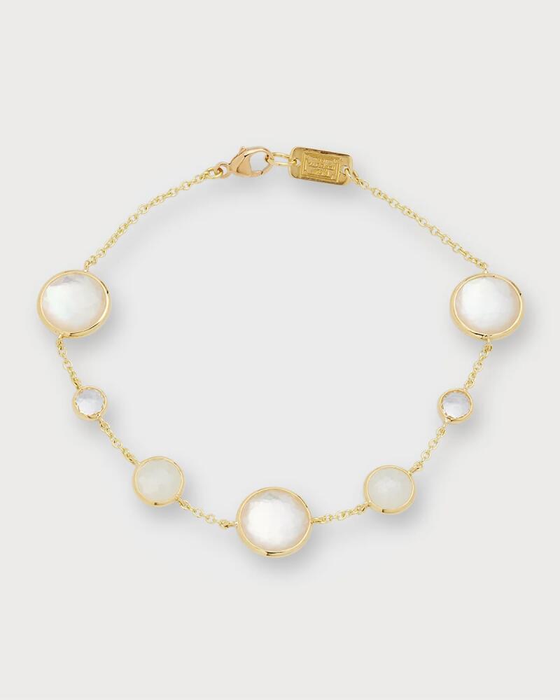 Ippolita 7-Stone Link Bracelet in 18K Gold Cover