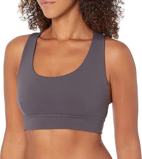 Sweaty Betty Super Soft Reversible Yoga Bra (Urban Grey/Navy Blue) Women's Lingerie Cover