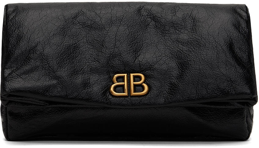 Balenciaga Black Monaco Clutch Cover