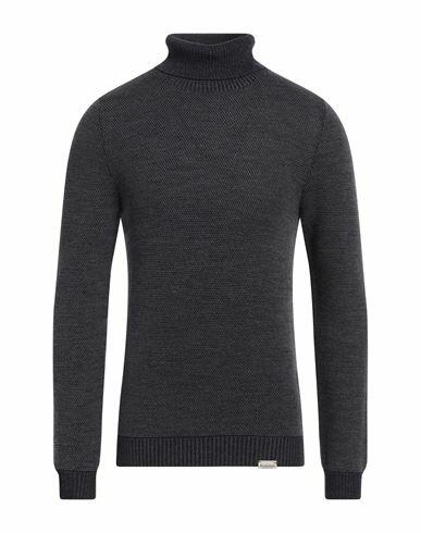 Brooksfield Man Turtleneck Grey Virgin Wool Cover