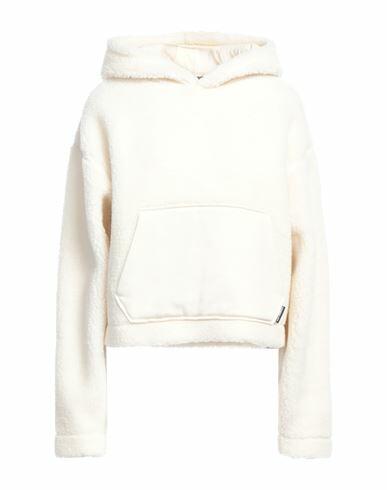 Karl Lagerfeld Woman Sweatshirt Cream Polyester, Wool Cover