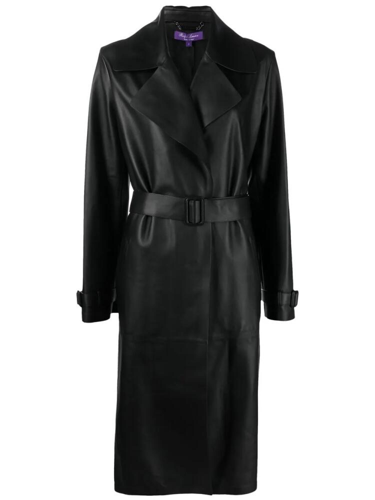 Ralph Lauren Collection Ainsley belted trench coat - Black Cover