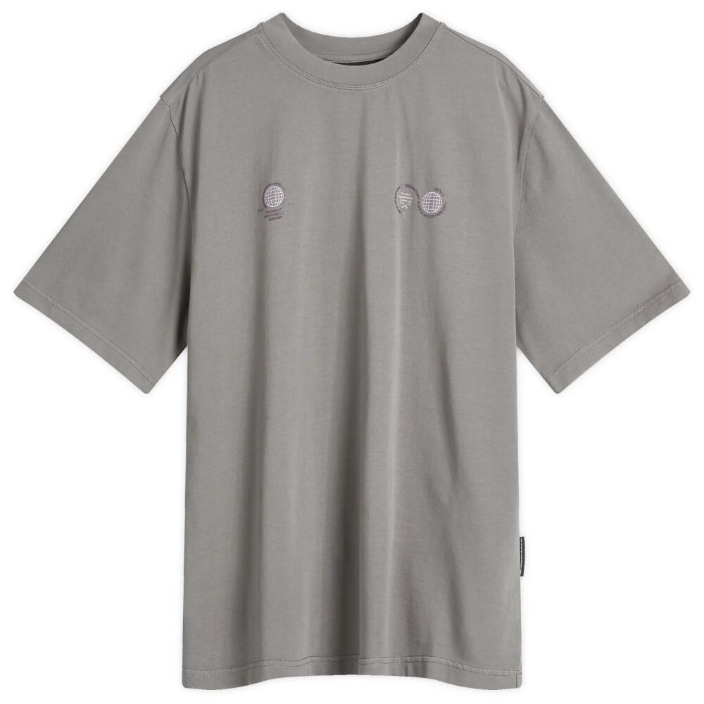 Purple Mountain Observatory Men's Globe T-Shirt in Grey Cover