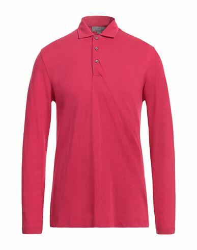 Canali Man Polo shirt Fuchsia Virgin Wool Cover