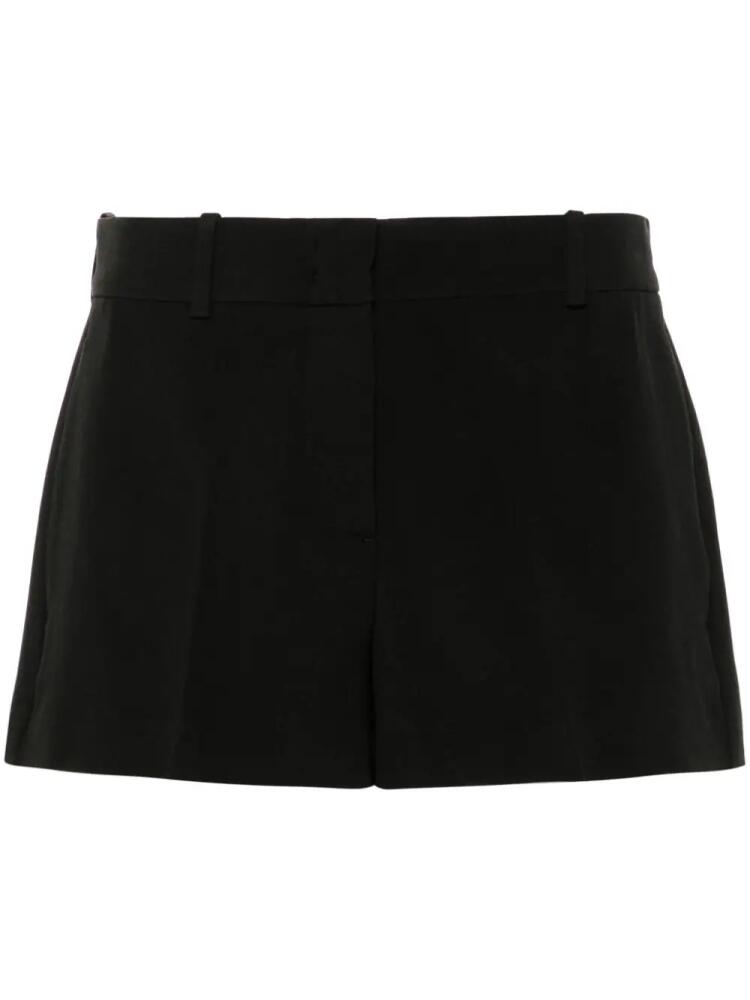 Ermanno Scervino crepe high-waist shorts - Black Cover