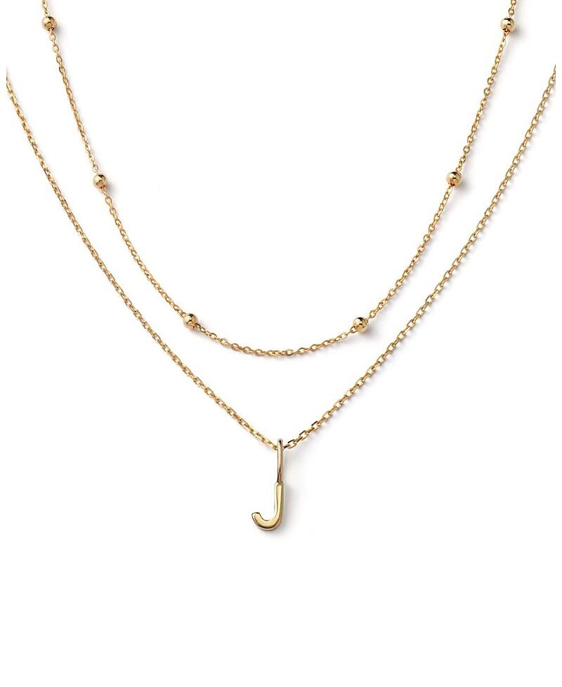 Ana Luisa 10K Gold Layered Letter Necklace Cover