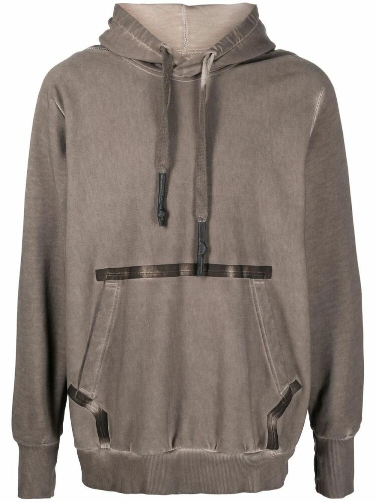 Isaac Sellam Experience washed-effect cotton hoodie - Grey Cover