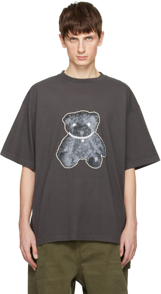 We11done Gray Necklace Teddy T-Shirt Cover