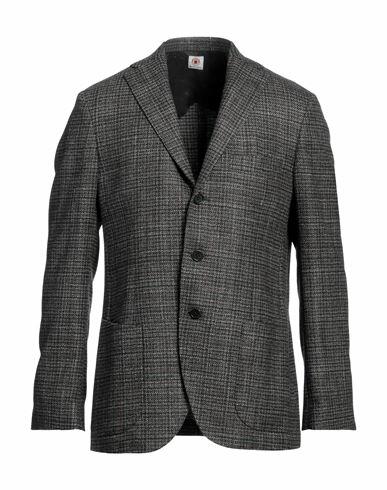 Luigi Borrelli Napoli Man Blazer Dark green Cashmere, Silk Cover