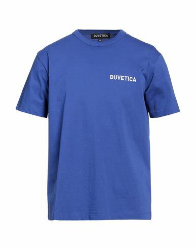 Duvetica Man T-shirt Blue Cotton Cover