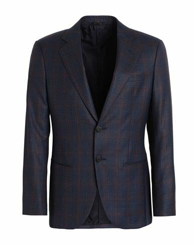 Giorgio Armani Man Blazer Navy blue Virgin Wool Cover