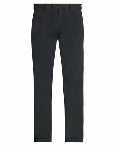 Seventy Sergio Tegon Man Pants Navy blue Cotton, Elastane Cover