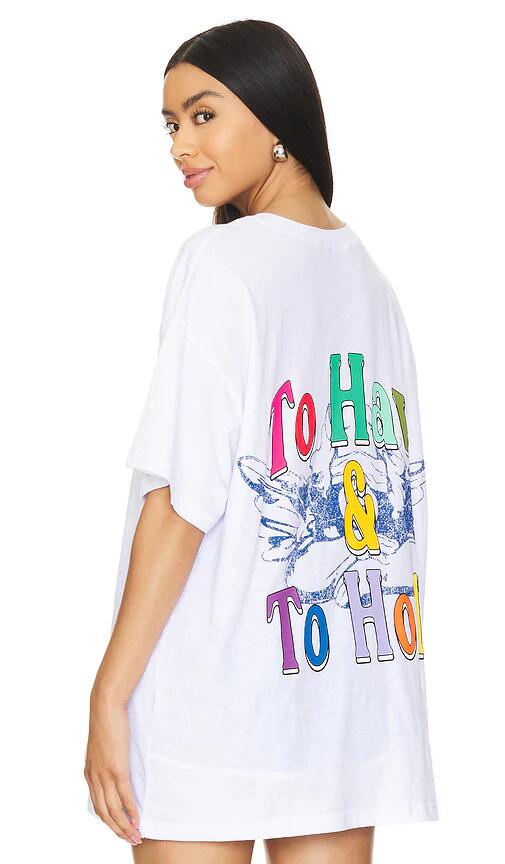 Boys Lie Vows Boyfriend Tee in White Cover