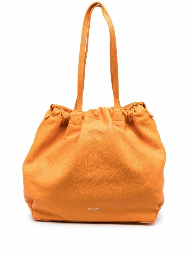 BY FAR Oslo drawstring tote bag - Orange Cover