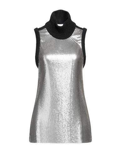 Christopher Kane Woman Top Silver Aluminum, Glass Cover