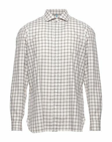 Giampaolo Man Shirt Beige Cotton Cover