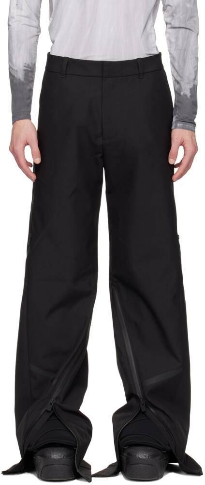 HELIOT EMIL Black Turing Zip Trousers Cover