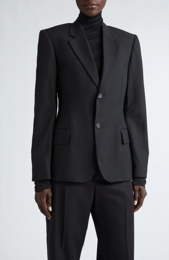 Balenciaga Tailored Wool Blazer in Black Cover