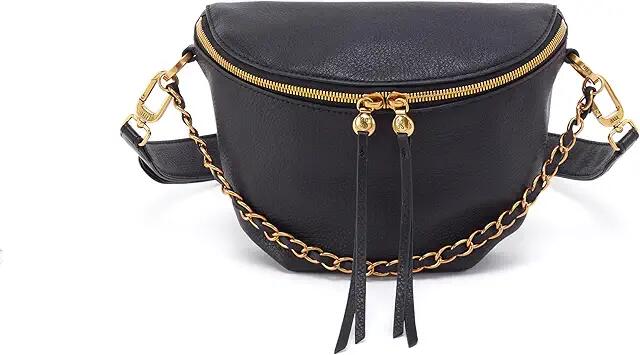 HOBO Miri Belt Bag (Black) Cross Body Handbags Cover