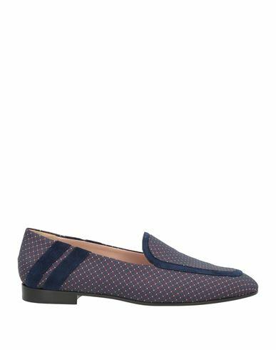 Giorgio Armani Woman Loafers Midnight blue Polyester, Goat skin Cover