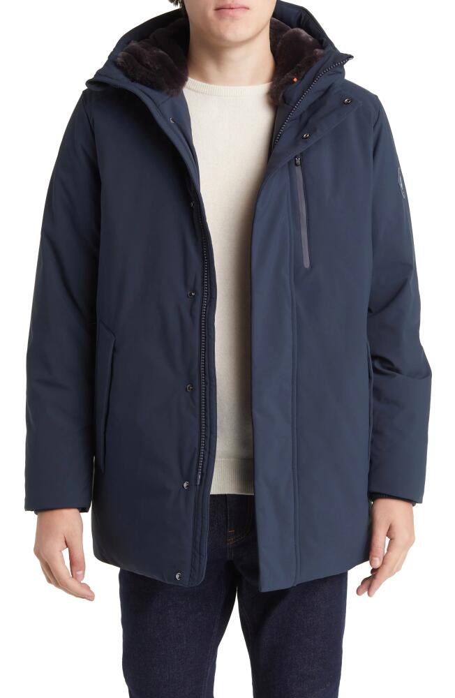 Moose Knuckles Valleyfield 2 Down Puffer Jacket in Navy Cover