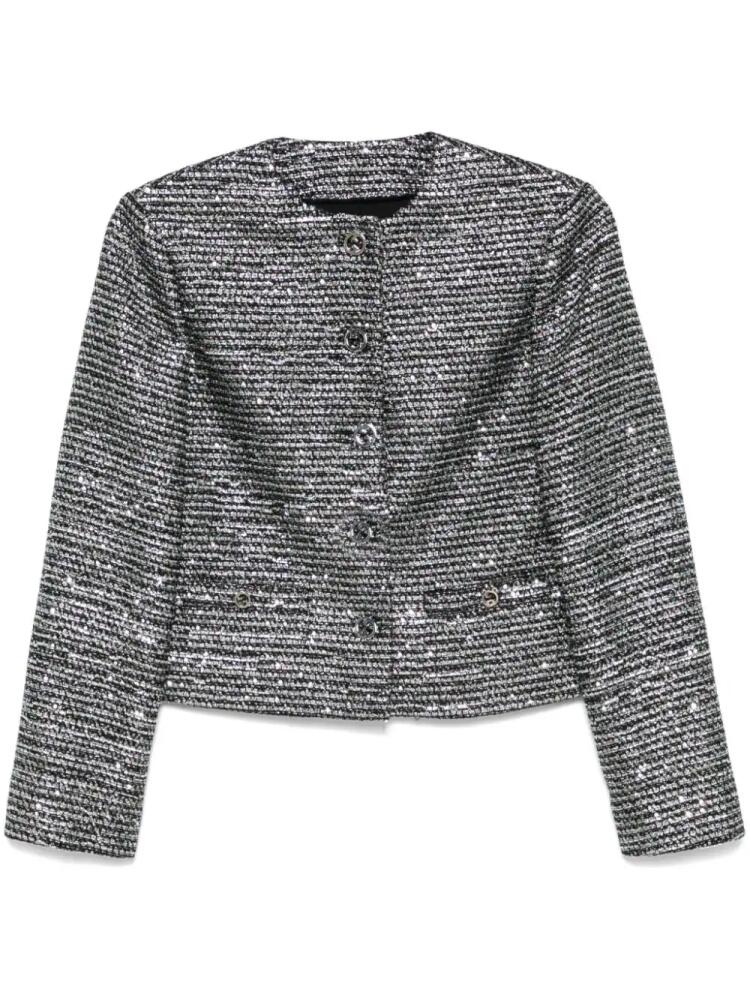 Gucci striped tweed jacket - Black Cover