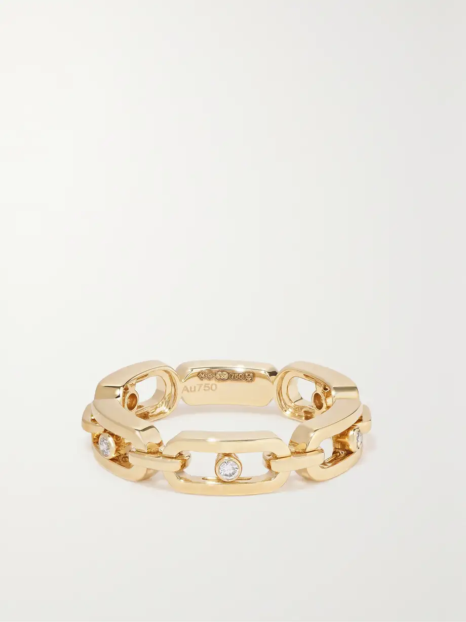 Messika - Move Uno 18-karat Gold Diamond Ring - 54 Cover