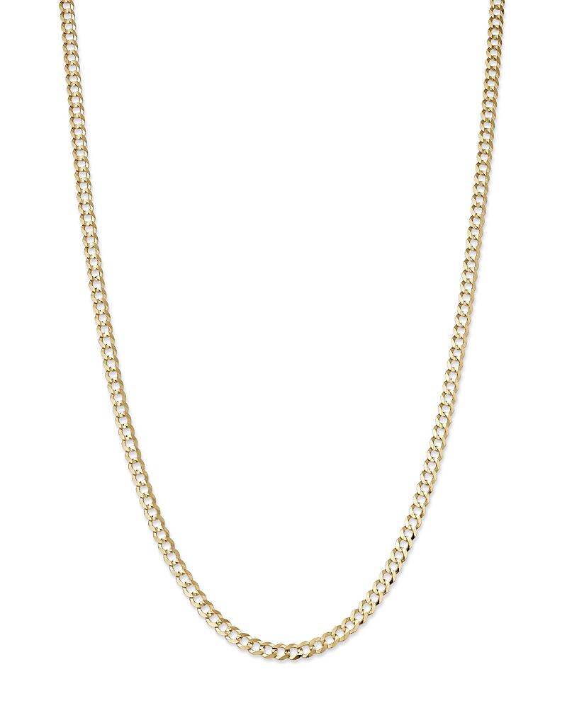 Bloomingdale's Fine Collection Men's Curb Link Chain Necklace in 14K Yellow Gold, 22 - Exclusive Cover