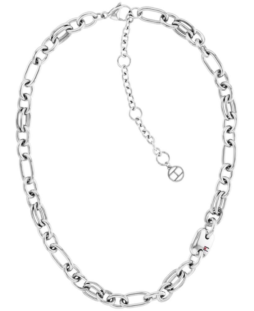 Tommy Hilfiger Women's Stainless Steel Chain Necklace - Silver Cover