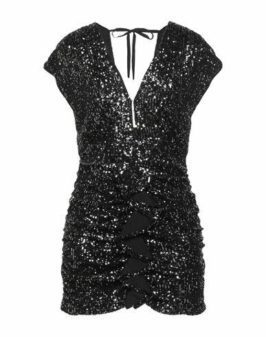 Isabelle Blanche Paris Woman Mini dress Black Polyester Cover