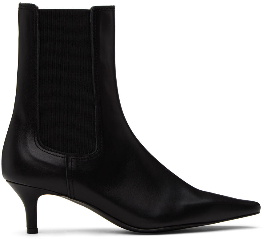 Reike Nen Black Pointed Toe Boots Cover