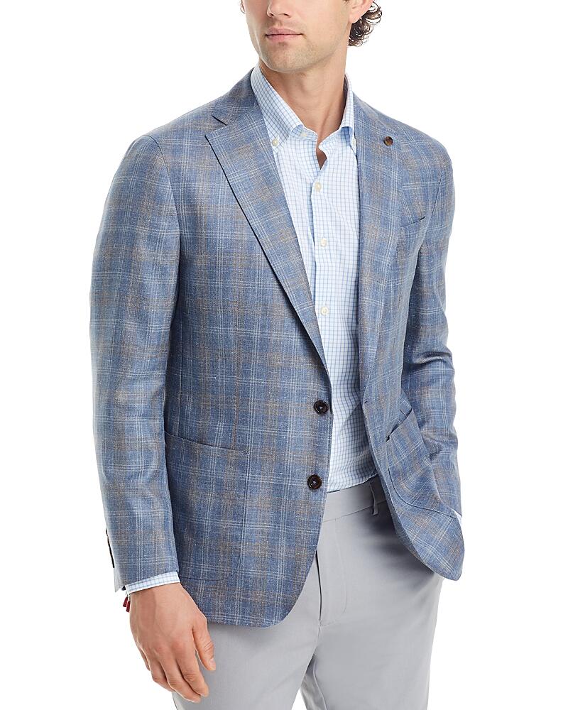 Peter Millar Crown Crafted Andover Plaid Tailored Fit Soft Jacket Cover