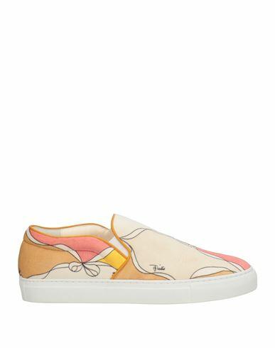 Pucci Woman Sneakers Ivory Textile fibers Cover