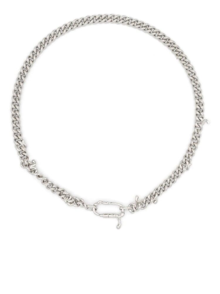 Maria Black Berliner Luft 38 curb chain necklace - Silver Cover