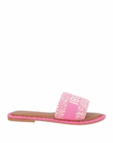 De Siena Woman Sandals Pink Textile fibers Cover