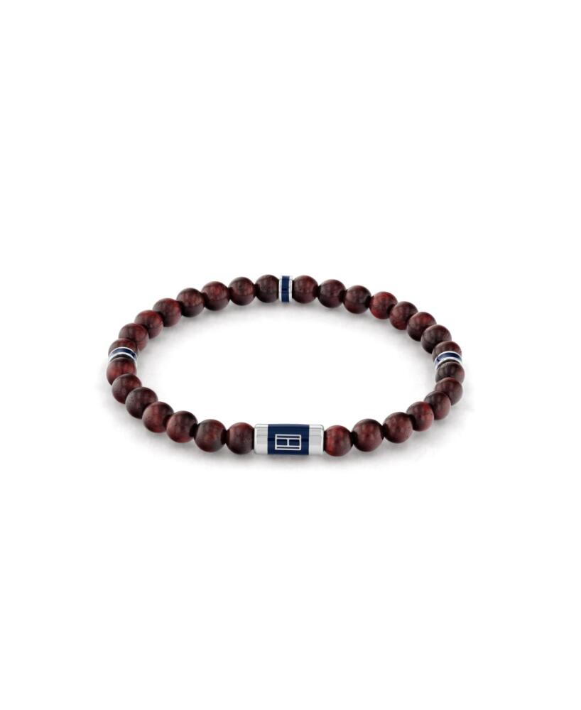 Tommy Hilfiger Men's Brown Wood Bracelet - Brown Cover